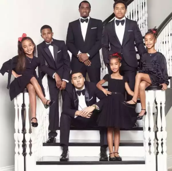 P. Diddy and his beautiful children